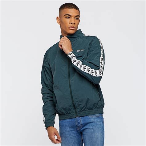 adidas tnt tape jacket grün|Adidas Originals TNT Tape Wind Track Jacket Green BS4623 .